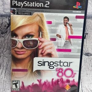 SingStar 80’s PlayStation 2